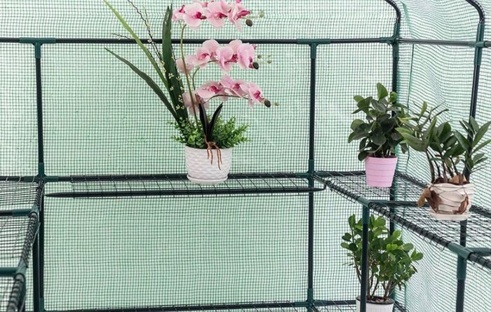 Greenhouse Grow House with 8 Shelves,143 x 216 x 195 cm (FREE POSTAGE)