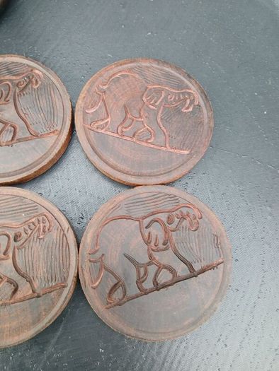 6 Indian Style Coasters in Box