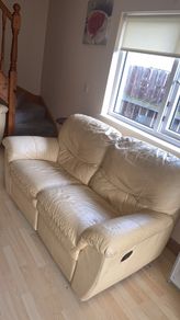 2 seater couch with recliner