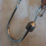 Metal Silver Embellished Curtain Tie Backs. Image 3