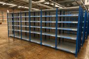 6 Bays Joined Used Shelving / Racking Large Qtys