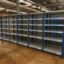 Used Metal Shelving Racking 6 Bays Joined Image 3