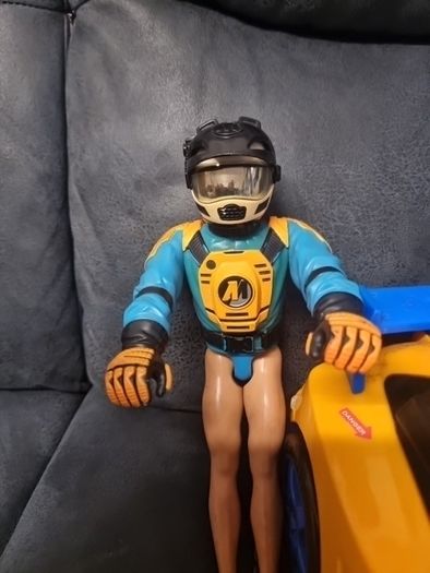 Arctic Action Man Car And Vintage Hasbro Action Man Dirt Biker.1999.