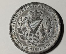 1821 Medal,Kings visit to Ireland