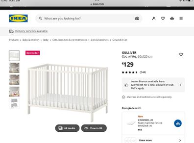 Ikea cot like new