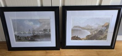 W.H Bartlett Framed Paintings