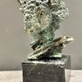 Monarch Of The Plains - Patinated Bronze, Marble, Signed Image 3