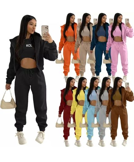 3 piece Sets Loungewears-Kalicious Collections