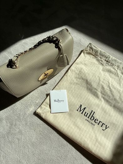 Mulberry Medium Lily with Top Handle