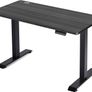 Electric Adjustable Office Stand Desk Computer Workstation with Preset Height Memory Controller Metal Black 110x60 cm (FREE SHIPPING) Image 2