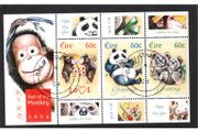 2004 Ireland Chinese New Year Year of Monkey Commemorative Stamps Miniature Sheet Fine Used with clear Dublin cancel