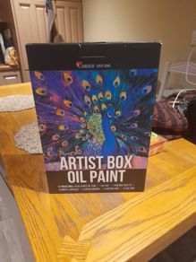 Oil Paint Set, Like-New Condition
