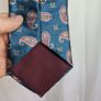 Christian Dior Monsieur Tie Blue Paisley Silk Vintage Designer Mens Necktie Image 10