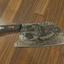 Unique Cleaver knife Engraved By Di'Casteel Image 2
