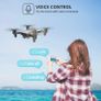 D20 Mini Drone for Kids with 720P HD FPV Camera, Foldable RC Quarcopter for Boys Girls with Altitude Hold, Headless Mode, One Key Start, Tap Fly, Speed Adjustment, 3D Flips, 2 Modular Batteries MULTIPLE COLOURS AVAILABLE (FREE POSTAGE) Image 6