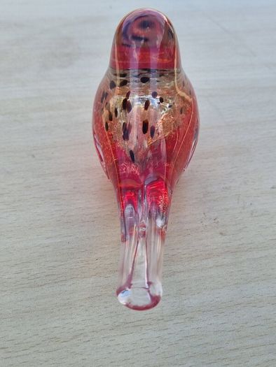 Glass bird figurine Murano Italy