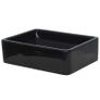 Basin Ceramic Rectangular Black 41x30x12 cm Image 3