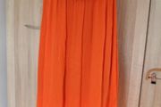 Laura Torelli Classic orange sleeveless knee length summer dress size UK16/18 EU44/46 Postage included