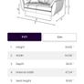 French Connection DFS Two-Seater Zinc Couch Image 8