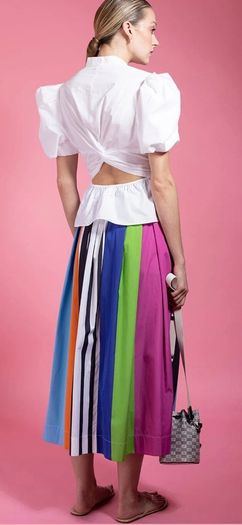 Vince Draped Puff Sleeve Blouse