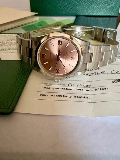 Rolex Air King pink 34mm