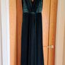 Folkster Marissa Velvet Forest Green Bridesmaid Dress Image 3