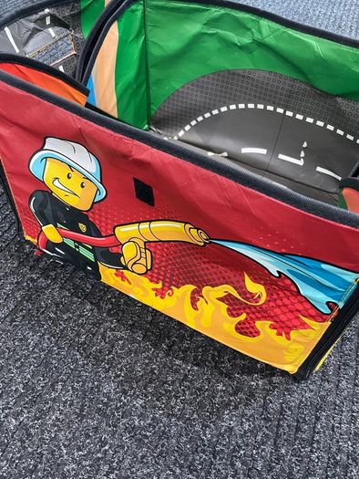 Lego City Fireman Playmat Zipbin Storage 2009