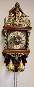 Dutch wall clock  perfect working order perfect condition recently restored