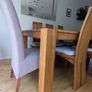 Solid Oak dining table, side board & chairs for 8 Image 5