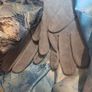 scarf and gloves perfect set Italy silk 100% real suede Image 3