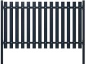 Fence Panel Anthracite 174.5x75 cm Powder-coated Steel