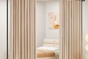 Brand New WELDUN Room Divider Screen Frame Curtain Rods,