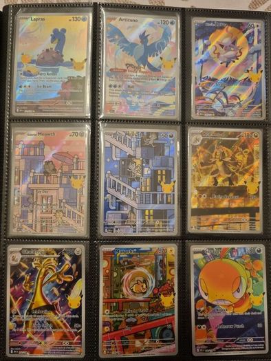 Pokemon 30th Anniversary Binder and Cards