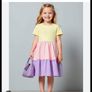Shein colourblock dress for girls Image 4