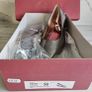 Anitas leather silver Spanish low heel shoes UK4  and UK3.5 new & boxed SALE Image 8