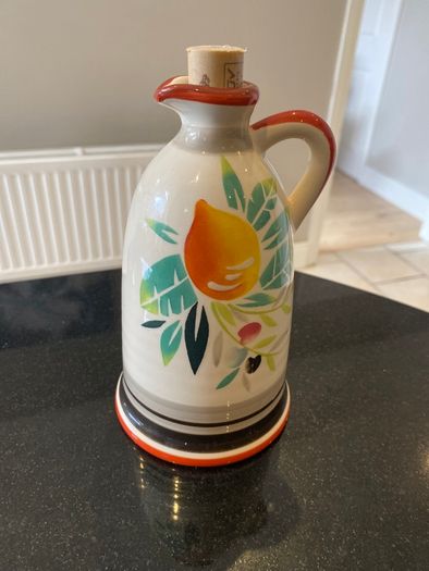 Oil/ Vinegar bottle  7 inches tall  M&S Seville