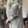 Military Camo zip Pullover Size XXL Image 3