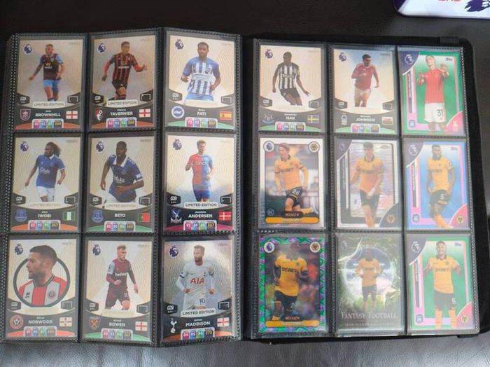 Football Cards Golden ballers limited Editions Topps chrome Merlin & Many more