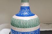 Vintage Il Cavallino Sicilian Studio Pottery Vase
