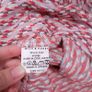 Milk & Honey Red Pink Textured Tweed High Waisted Shorts Size L Image 5