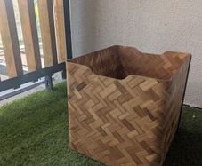 ikea kallax storage box. Bullig assembled