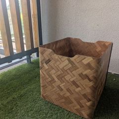 ikea kallax storage box. Bullig assembled