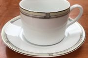 Vintage Mondrian Pattern Cup and Saucer by Royal Worcester