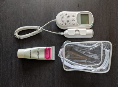 handheld portable fetal doppler device