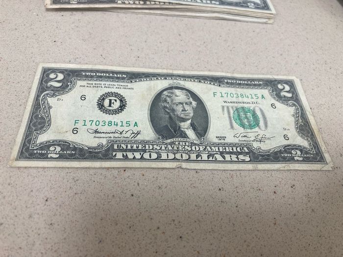 USA 1976 2 Dollars banknote