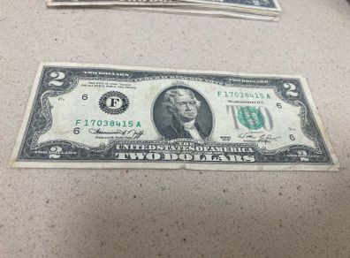 USA 1976 2 Dollars banknote