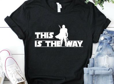 This is the way the mandalorian the child star wars t-shirt baby yoda t-shirt Mens funny slogan t-shirts