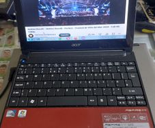 Acer Aspire One, Model D255, Intel Atom N450, 1.66 GHz, 1GB Ram, 250GB HDD, Windows 7, 32 bit, Firefox, Opera, chrome