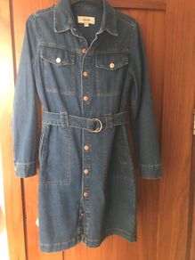 Ladies denim dress size 8
