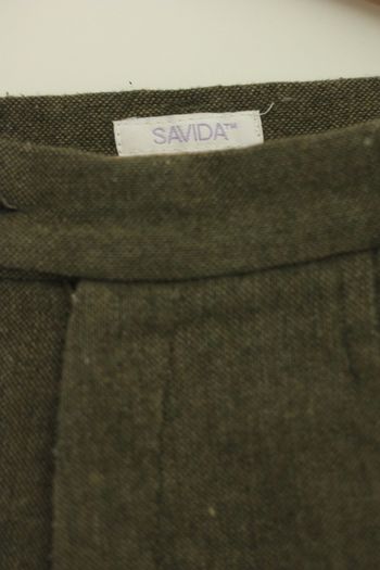 Woolen green trousers Savida